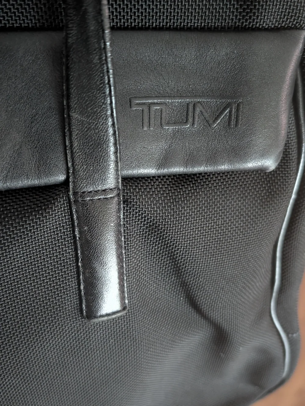TUMI Men's Black Tote Bag